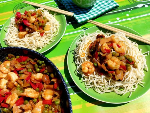 Chow Mein Recipe With Prawns Food Video Recipes